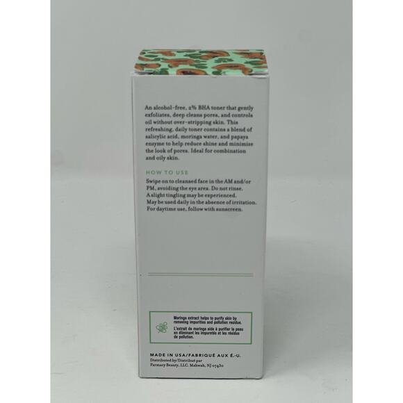 New in Box Farmacy Deep Sweep 2% BHA Pore Cleaning Toner 120 mL / 4.0 fl oz - Picture 4 of 5